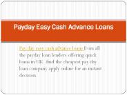 Same Day Payday Loans | Easy Quick | Fast Cash Loans