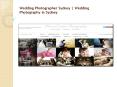 Wedding Photographer Sydney | Wedding Photography in Sydney PowerPoint PPT Presentation