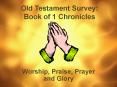 Old Testament Survey: Book of 1 Chronicles PowerPoint PPT Presentation