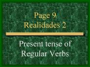 Page 9 Realidades 2