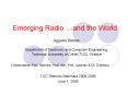 Emerging Radio  PowerPoint PPT Presentation