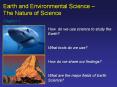 Earth and Environmental Science  PowerPoint PPT Presentation