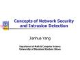 Concepts of Network Security and Intrusion Detection PowerPoint PPT Presentation