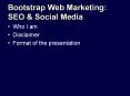Bootstrap Web Marketing: SEO PowerPoint PPT Presentation
