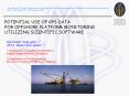 POTENTIAL USE OF GPS DATA PowerPoint PPT Presentation