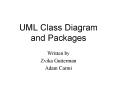 UML Class Diagram and Packages PowerPoint PPT Presentation