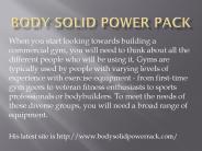 Body solid power pack