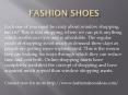 Fashion shoes
