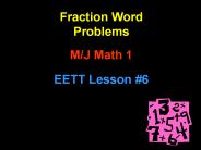 Fraction Word Problems