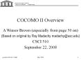 COCOMO II Overview PowerPoint PPT Presentation
