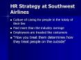 HR Strategy at Southwest Airlines PowerPoint PPT Presentation