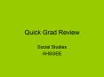 Quick Grad Review PowerPoint PPT Presentation