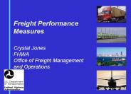 Freight Performance Measures