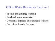 GIS in Water Resources: Lecture 1