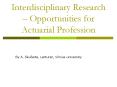 Interdisciplinary Research  PowerPoint PPT Presentation