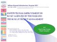 INSTITUTIONAL IMPROVEMENT IN ROAD AGENCIES IN THE BALKANS: PowerPoint PPT Presentation