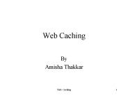 Web Caching