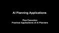 AI Planning Applications PowerPoint PPT Presentation