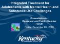 Integrated Treatment for Adolescents with Mental Health and Substance Use Challenges PowerPoint PPT Presentation