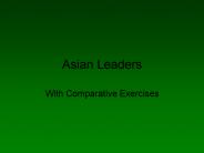 Asian Leaders