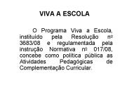 VIVA A ESCOLA