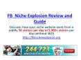 Fb  niche explosion review PowerPoint PPT Presentation