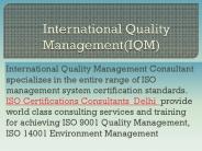 ISO Certification Consultants In Delhi | ISO Quality Certification