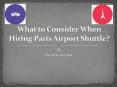 Paris Airport Shuttle PowerPoint PPT Presentation