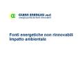 Fonti energetiche non rinnovabili Impatto ambientale PowerPoint PPT Presentation
