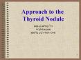 Approach to the Thyroid Nodule PowerPoint PPT Presentation