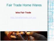 Fair Trade Home Wares