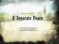 A Separate Peace PowerPoint PPT Presentation