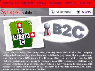 B2B & B2C eCommerce Development Company, Australia