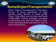 shuttle airport rome