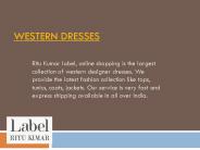 Western Dresses