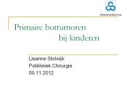 Primaire bottumoren   bij kinderen