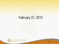 February 21, 2012 PowerPoint PPT Presentation