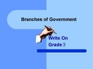 Branches of Government