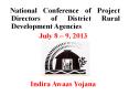 National Conference of Project Directors of District Rural Development Agencies PowerPoint PPT Presentation