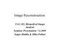 Image Reconstruction PowerPoint PPT Presentation