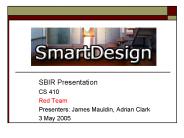 SBIR Presentation