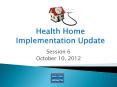 Health Home Implementation Update PowerPoint PPT Presentation