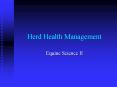 Herd Health Management PowerPoint PPT Presentation