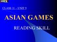 ASIAN GAMES PowerPoint PPT Presentation