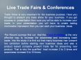 Live Trade Fairs & Conferences and Mistakes to Avoid PowerPoint PPT Presentation
