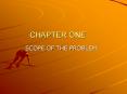 CHAPTER ONE PowerPoint PPT Presentation
