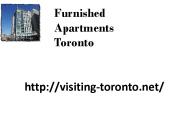 Furnished Rental Apartment Toronto