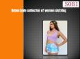 Unbeatable collection of women clothing PowerPoint PPT Presentation