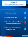 Chap. 3  Regional climates in tropics PowerPoint PPT Presentation