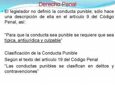 Derecho Penal